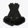 Guantes animal print negro