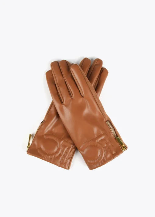 Guantes efecto piel