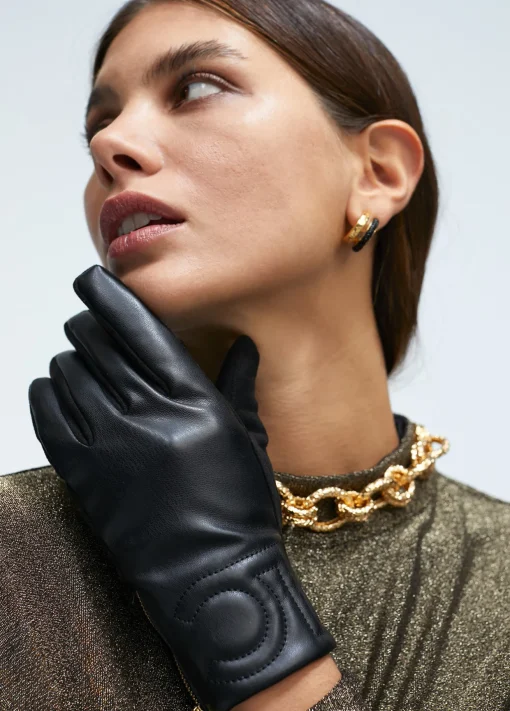 Guantes efecto piel