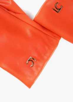 Guantes efecto piel naranja