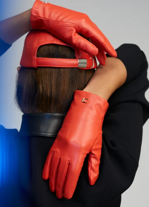 Guantes efecto piel naranja