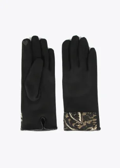 Guantes tejido jacquard