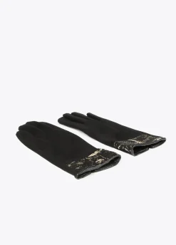 Guantes tejido jacquard