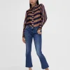 Jeans azul campana