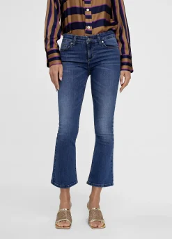 Jeans azul campana