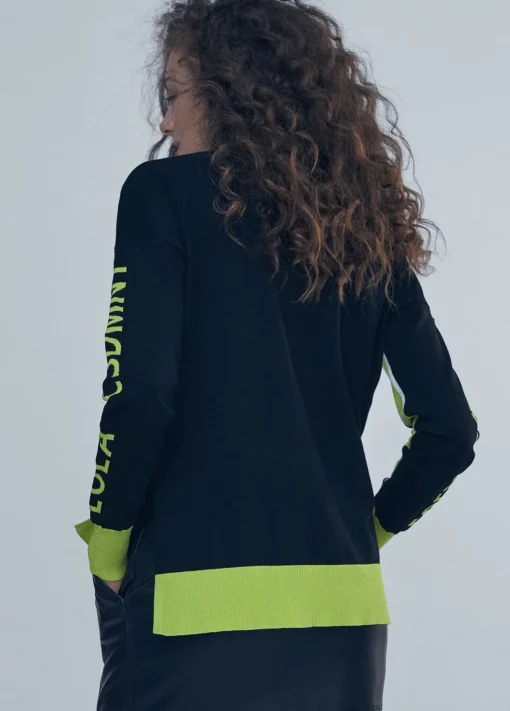 Jersey bicolor |  COLECCIÓN LOLA | Lola Casademunt