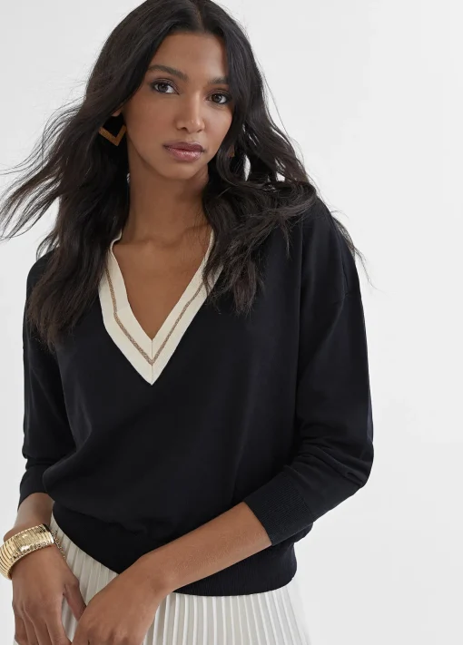 Jersey cuello pico