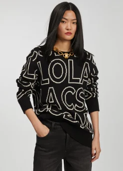 Jersey de punto letras