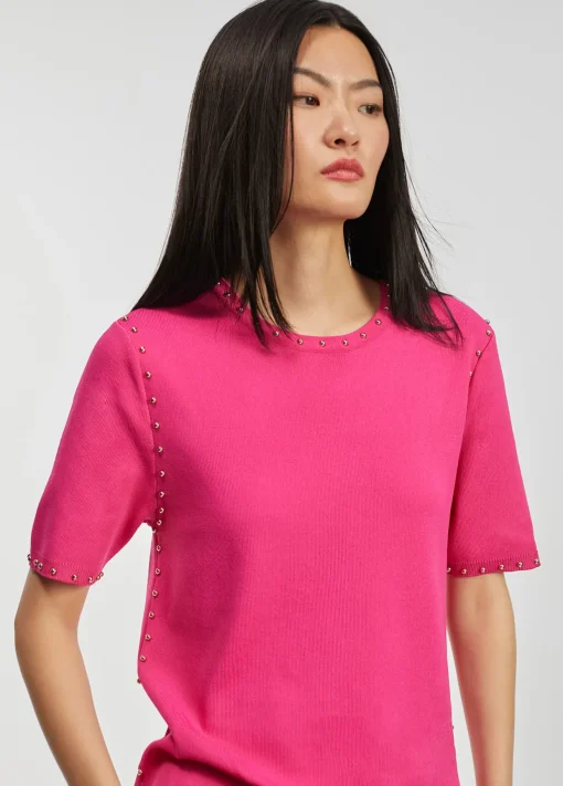 Jersey de punto tachas
