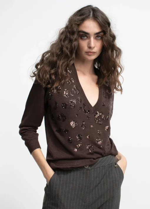 Jersey detalle lentejuelas