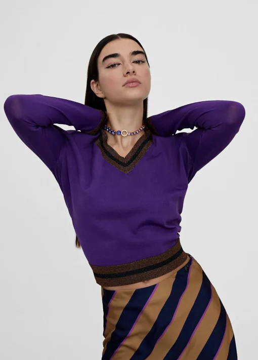 Jersey punto lurex