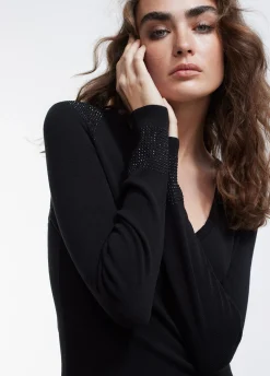 Jersey punto strass