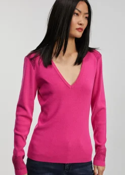 Jersey punto strass