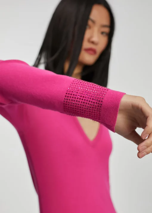 Jersey punto strass
