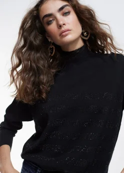 Jersey punto strass