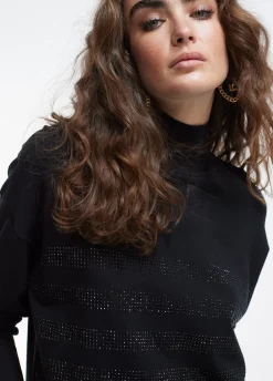 Jersey punto strass