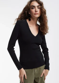 Jersey punto strass