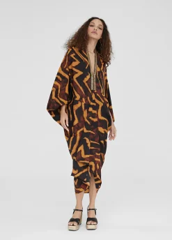 Kimono estampado en cebra