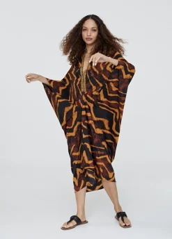 Kimono estampado en cebra