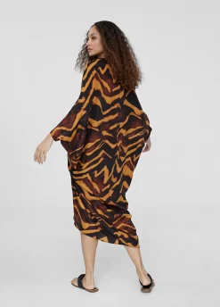 Kimono estampado en cebra