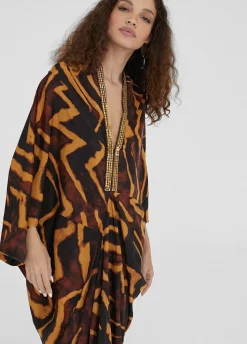 Kimono estampado en cebra