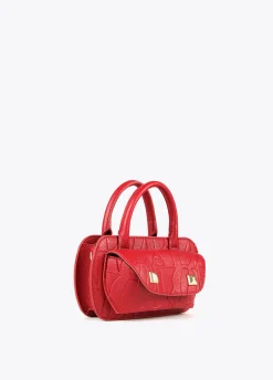 Mini bandolera con logo grabado