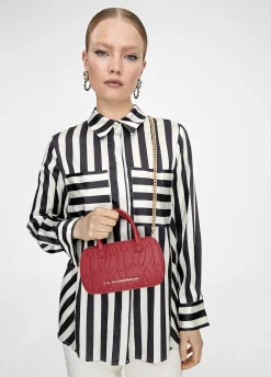 Mini bandolera con logo grabado