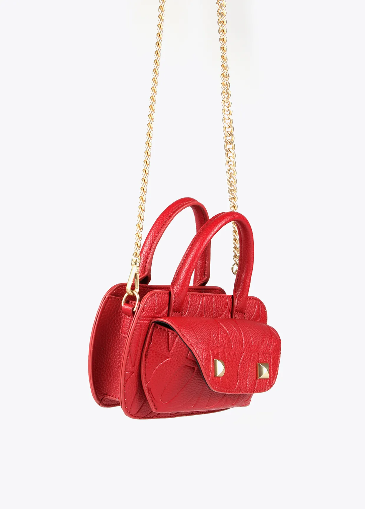 Mini bandolera con logo grabado