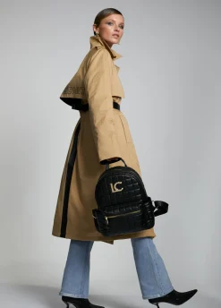 Mochila acolchada de cuadros