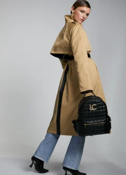 Mochila acolchada de cuadros