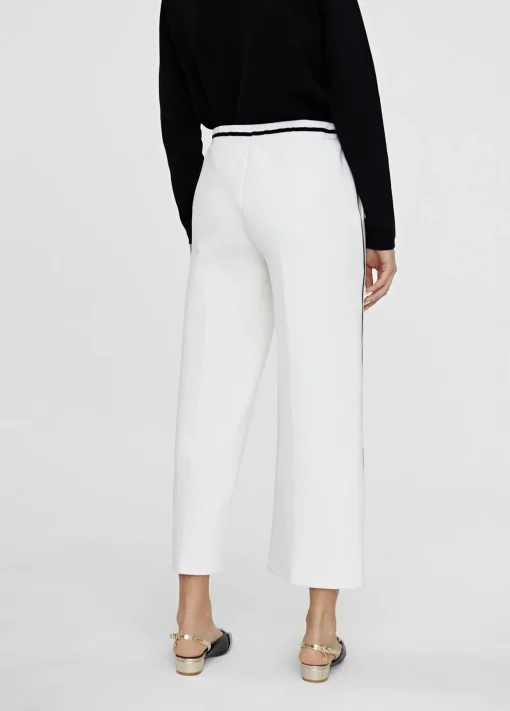Pantalón blanco con vivo