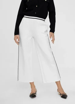 Pantalón blanco con vivo