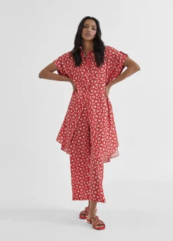 Pantalón cropped monograma