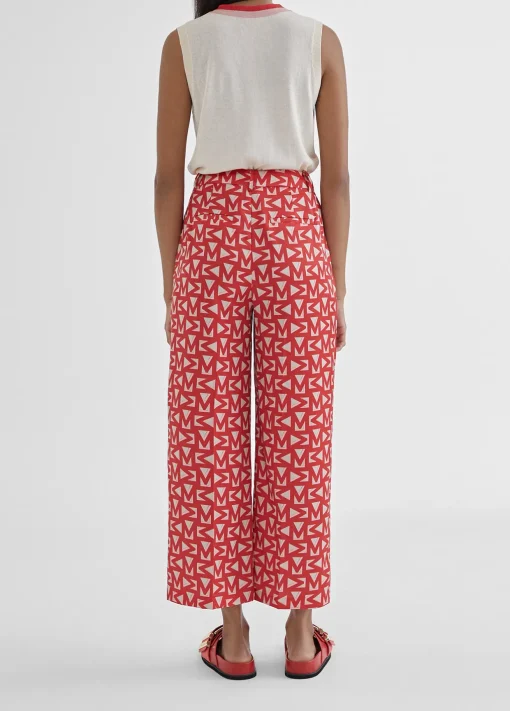 Pantalón cropped monograma