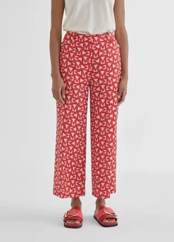 Pantalón cropped monograma