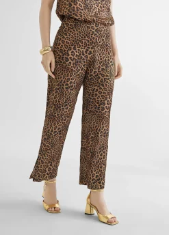 Pantalón culotte animal print