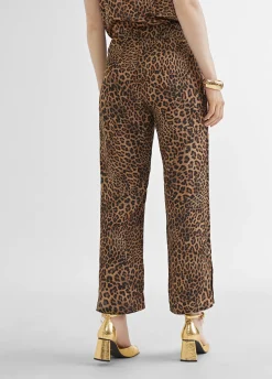 Pantalón culotte animal print