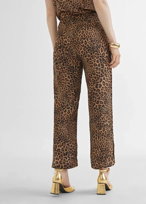 Pantalón culotte animal print