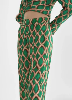 Pantalón culotte estampado