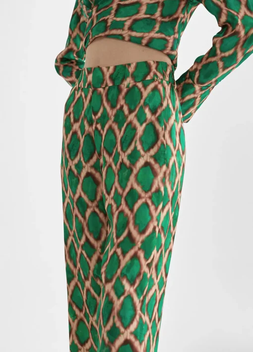 Pantalón culotte estampado