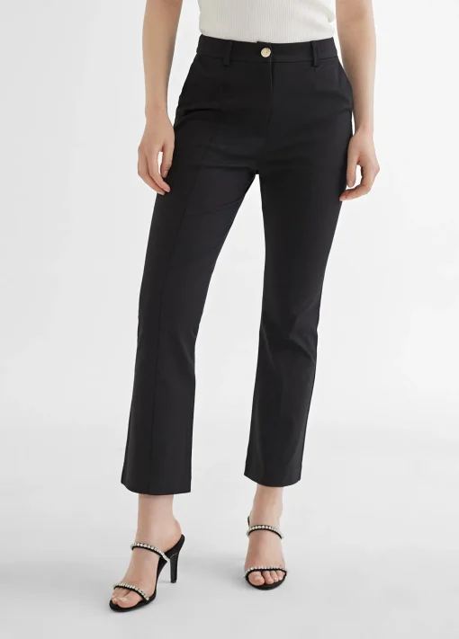Pantalón de punto campana
