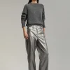 Pantalón efecto piel