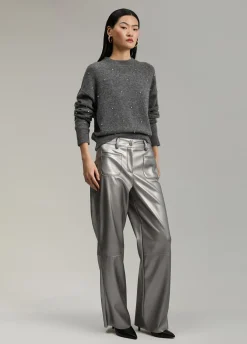 Pantalón efecto piel