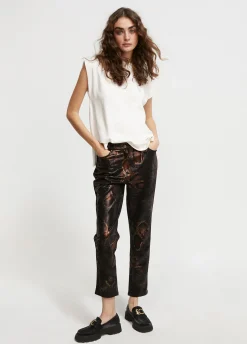 Pantalón estampado animal