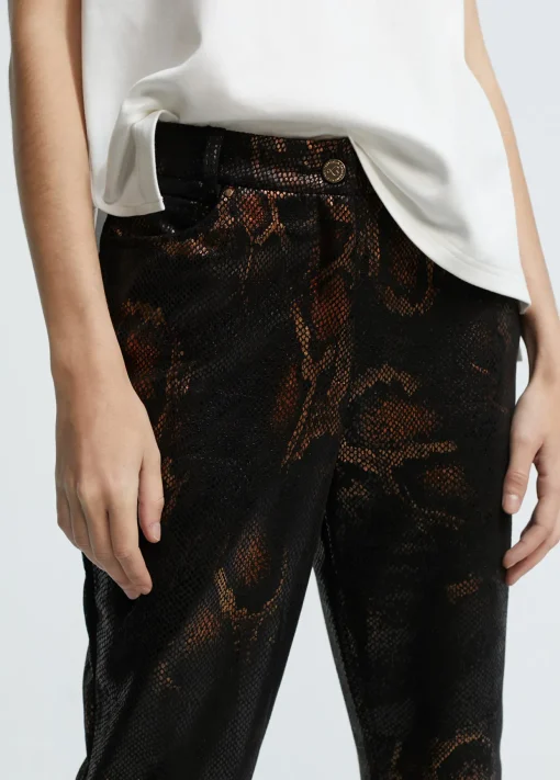 Pantalón estampado animal