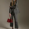 Pantalón jacquard animal print