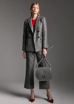 Pantalón jacquard monograma