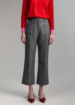 Pantalón jacquard monograma