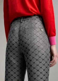 Pantalón jacquard monograma