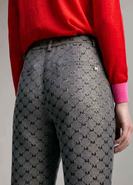 Pantalón jacquard monograma